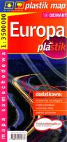 Okładka książki Europa 1:3 500 00 mapa samochodowa laminowana