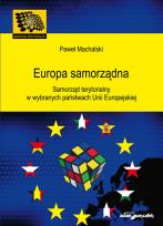 Okładka książki Europa samorządna.