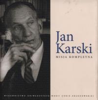 Okładka książki Jan Karski