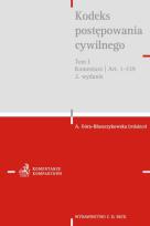 Opakowanie Kodeks postępowania cywilnego. Tom I. Komentarz do art. 1-729 Kodeks postępowania cywilnego. Tom I.