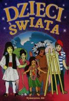 Okładka książki Kolorowanka z naklejkami. Dzieci świata, kolorowanka