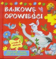 Okładka książki Książka z puzzlami. Bajkowe Opowieści