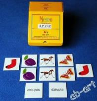 Opakowanie Memo logopedyczne wyrazowo-obrazkowe ś, ź, ć, dź
