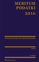Okładka książki Meritum Podatki 2016