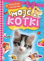Okładka książki Minialbum z naklejkami - Moje kotki