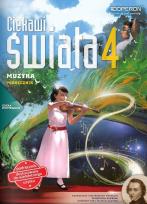 Okładka książki Muzyka SP 4 Ciekawi świata Podr. OPERON