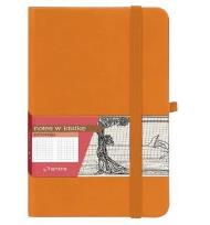 Opakowanie Notes Kratka A6 Secesja Pomarańczowy ANTRA