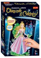 Opakowanie Obrazek z Cekinów. Królewna