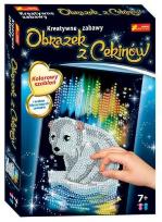 Opakowanie Obrazek z Cekinów. Niedźwiadek