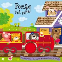 Okładka książki Piszczące kółka - Pociąg. Puf-puf!