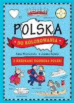 Okładka książki Polska do kolorowania. Z kredkami dookoła świata