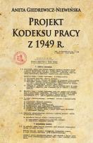 Okładka książki Projekt Kodeksu pracy z 1949 r.