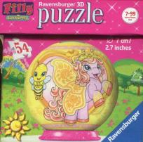 Opakowanie Puzzle 3D Filly Motylek 54 żółty
