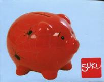 Opakowanie Skarbonka świnka w pająki