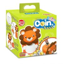 Opakowanie Skarbonka z modeliny Lew