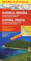 Okładka książki Słowenia Chorwacja 1:800 000