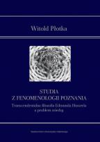 Okładka książki Studia z fenomenologii poznania.