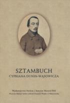 Okładka książki Sztambuch Cypriana Dunin-Wąsowicza