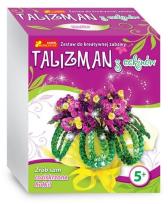 Opakowanie Talizman. Kwiatki z cekinów. Fiołki