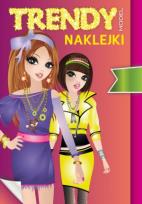 Okładka książki Trendy Model Naklejki Fuxia