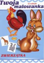 Okładka książki Twoja malowanka - Zwierzątka PASJA