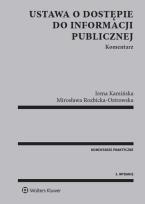 Okładka książki Ustawa o dostępie do informacji publicznej. Komentarz