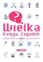 Okładka książki Wielka księga zagadek DEMART