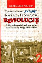Okładka książki Zanim złamano 'Enigmę'...Rozszyfrowano rewolucję..