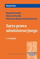 Okładka książki Zarys prawa administracyjnego