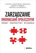 Okładka książki Zarządzanie innowacjami społecznymi