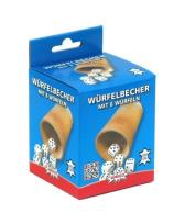 Opakowanie Zestaw do gry w kości kubek 84mm