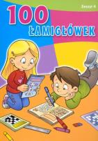 Okładka książki 100 łamigłówek. Zeszyt 4