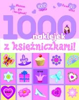 Okładka książki 1000 naklejek z księżniczkami!