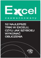 Okładka książki 52 najlepsze triki w Excelu czyli jak szybciej wykonać obliczenia