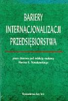 Okładka książki Bariery internacjonalizacji przedsiębiorstwa
