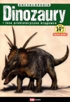 Okładka książki Dinozaury i inne prehistoryczne...Encyklopedia
