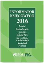 Okładka książki Informator księgowego 2016