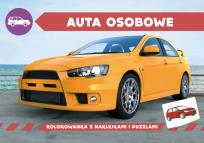 Okładka książki Kolorowanka z naklejkami. Auta osobowe