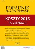 Opakowanie Koszty 2016 po zmianach