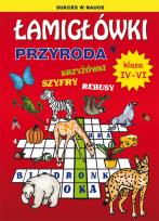 Okładka książki Łamigłówki. Przyroda. Klasa IV-VI