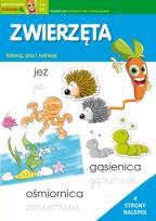 Okładka książki Marchewkowe zadania 3-6 lat. Zwierzęta