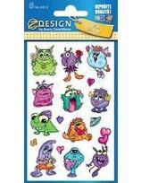 Opakowanie Naklejki potwory