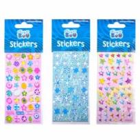 Opakowanie Naklejki Sticker BOO silver gwiazdki