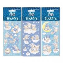 Opakowanie Naklejki Sticker BOO silver misie