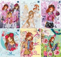 Opakowanie Notes A6/50K kratka Winx (20szt)