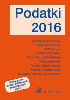 Okładka książki Podatki 2016