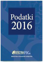 Okładka książki Podatki 2016