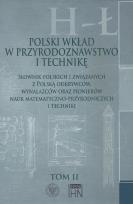 Opakowanie Polski wkład w przyrodoznawstwo i technikę. Tom II. H-Ł