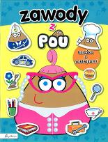 Okładka książki POU. Zawody. Książka z naklejkami