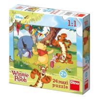 Okładka książki Puzzle 24 Maxi Kubuś Puchatek DINO